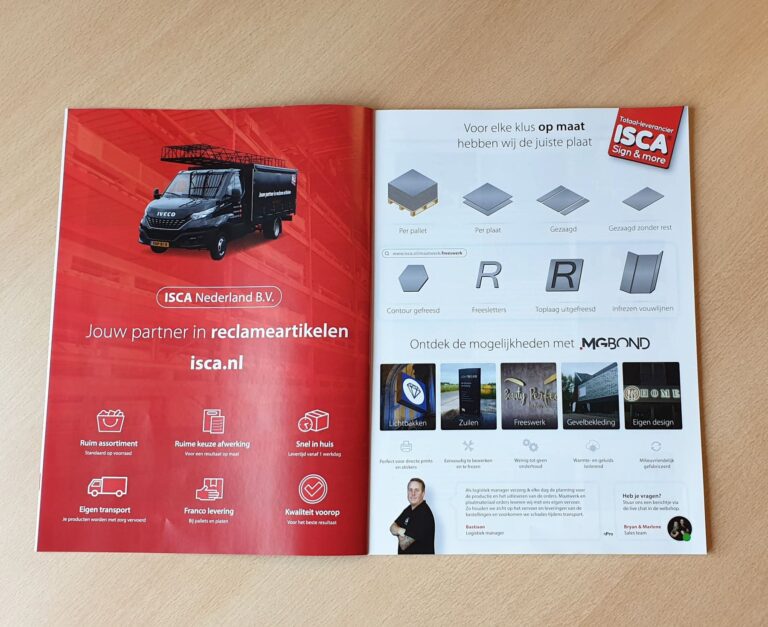 Brochure · ISCA – ontwerp door HCX