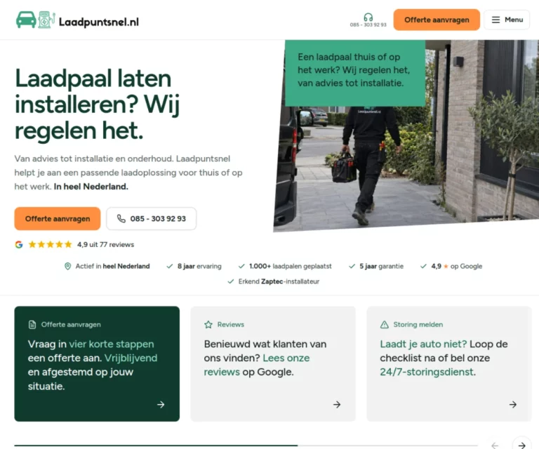 Laadpuntsnel – project van HCX